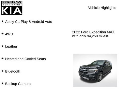 Used 2022 Ford Expedition Max Limited AWD/4WD image 7