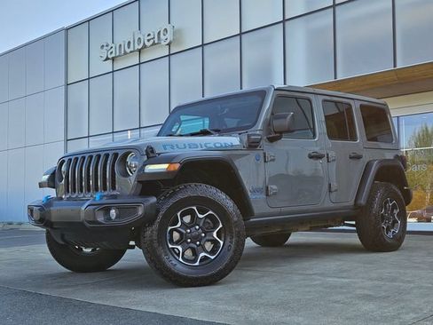Used 2023 Jeep Wrangler Unlimited Rubicon 4xe w/ Cold Weather Group AWD/4WD image 1