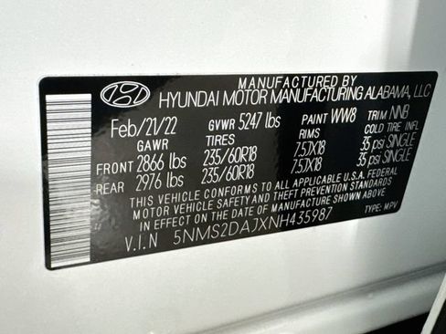 Used 2022 Hyundai Santa Fe SEL AWD/4WD image 37