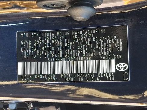 Used 2024 Toyota Corolla LE FWD image 27