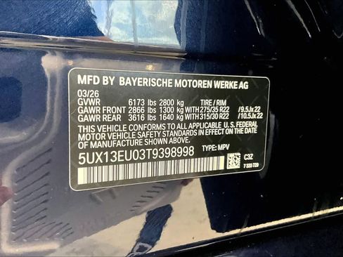 Certified 2026 BMW X5 sDrive40i w/ M Sport Package RWD image 35