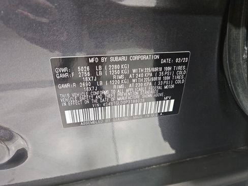 Certified 2023 Subaru Outback Onyx Edition XT AWD/4WD image 32