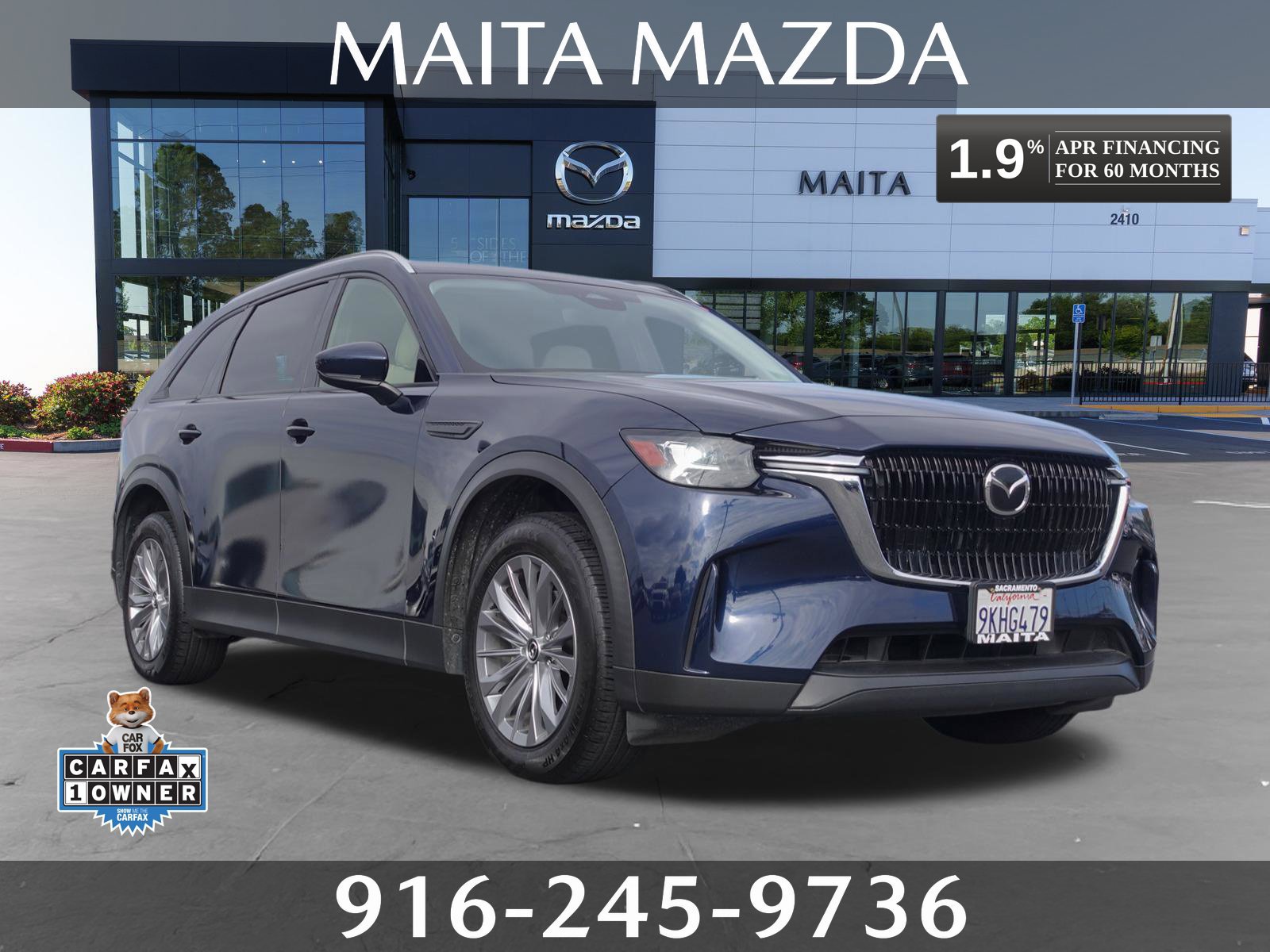 Certified 2024 MAZDA CX-90 3.3 Turbo w/ Preferred Plus AWD/4WD 360° Tour