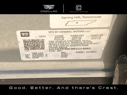 Certified 2024 Cadillac Lyriq Luxury RWD image 30