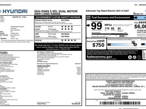 Used 2024 Hyundai Ioniq 5 SEL AWD/4WD image 21