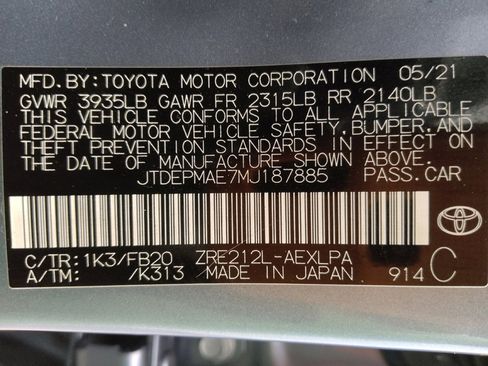 Used 2021 Toyota Corolla LE FWD image 33