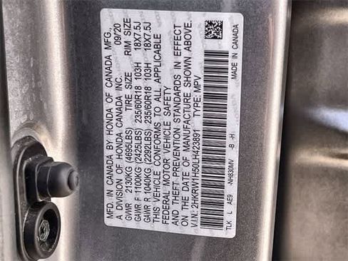 Certified 2020 Honda CR-V EX image 22