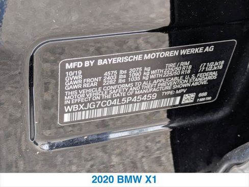 Used 2020 BMW X1 sDrive28i w/ Premium Package FWD image 26