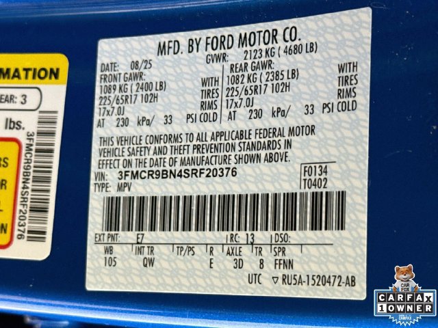 Used 2025 Ford Bronco Sport Big Bend w/ Convenience Package AWD/4WD image 34