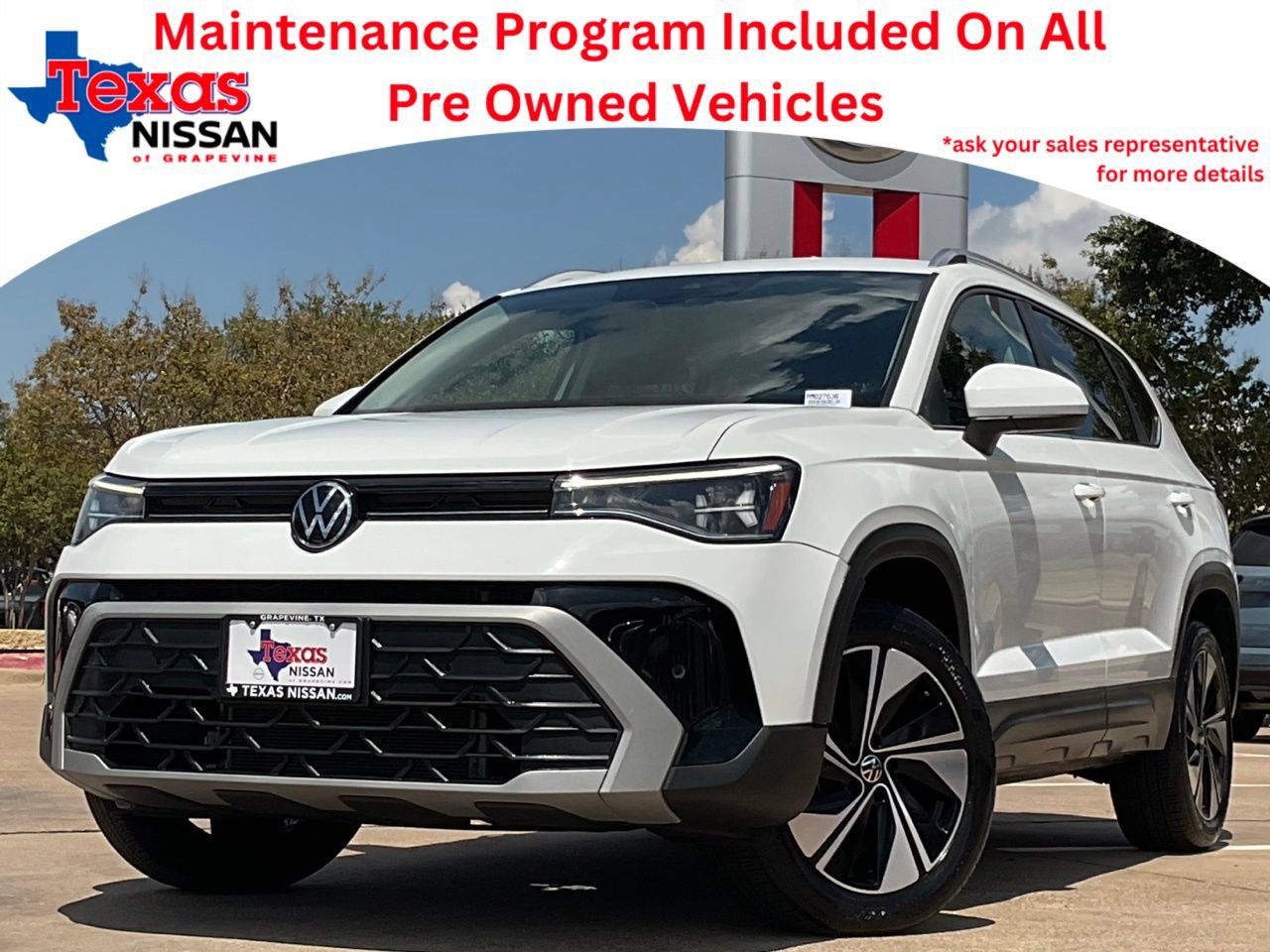 Used 2025 Volkswagen Taos SE AWD/4WD image 1
