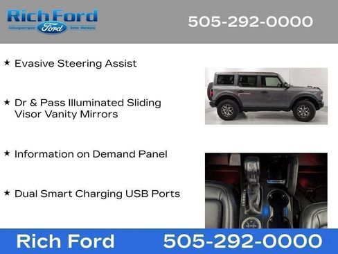 Certified 2025 Ford Bronco Badlands AWD/4WD image 98