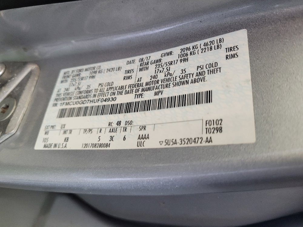 Used 2017 Ford Escape SE w/ Equipment Group 201A FWD image 33