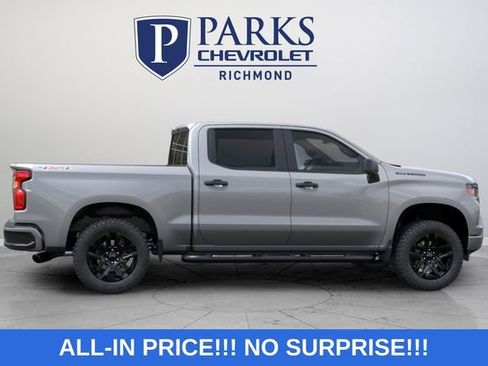 New 2026 Chevrolet Silverado 1500 Custom w/ Turbomax Blackout Package AWD/4WD image 8