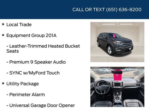 Used 2015 Ford Edge SEL w/ Equipment Group 201A FWD image 5