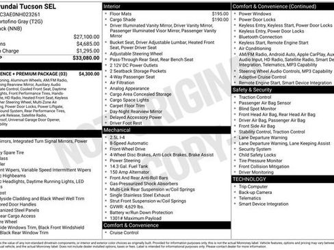 Used 2022 Hyundai Tucson SEL w/ Convenience + Premium Package image 29