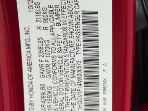 Used 2021 Honda Accord LX image 24