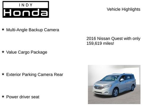 Used 2016 Nissan Quest SL w/ Value Cargo Package image 8