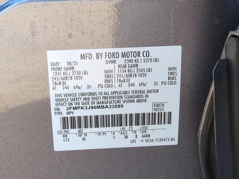 Used 2021 Ford Edge SEL w/ Convenience Package image 36