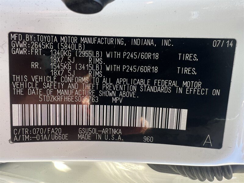 Used 2014 Toyota Highlander Plus FWD image 35