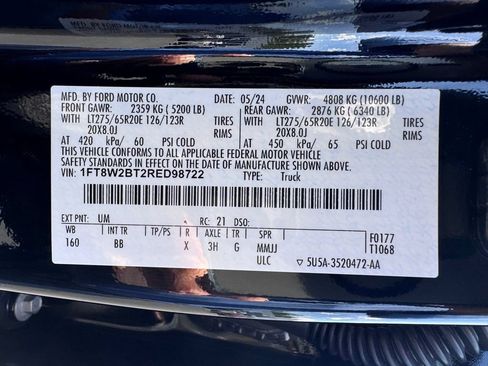 Used 2024 Ford F250 Platinum AWD/4WD image 50