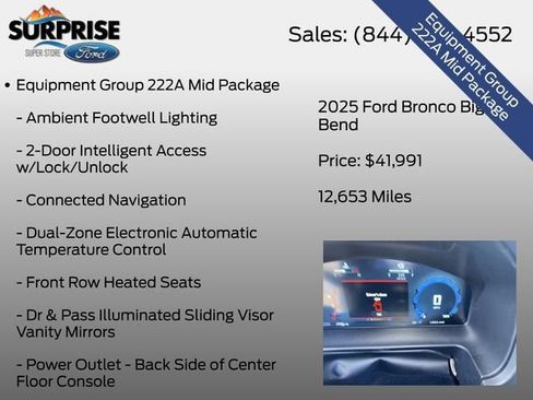 Used 2025 Ford Bronco Big Bend AWD/4WD image 9