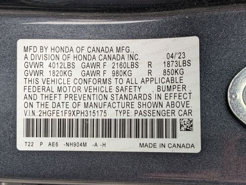 Used 2023 Honda Civic Touring image 37