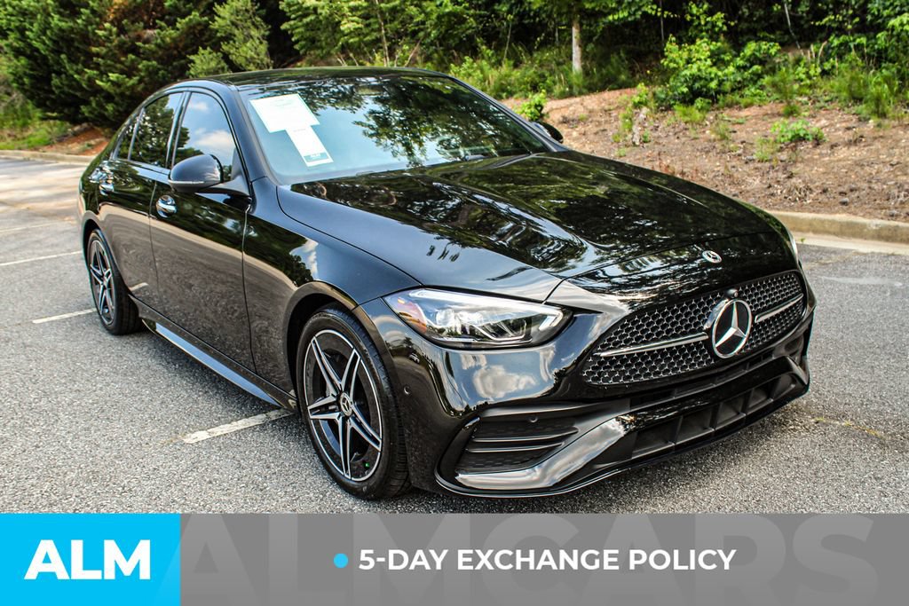 Used 2025 Mercedes-Benz C 300 Sedan w/ AMG Line w/ Night Package image 3