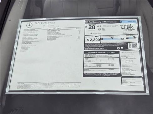 New 2026 Mercedes-Benz E 350 Sedan image 18