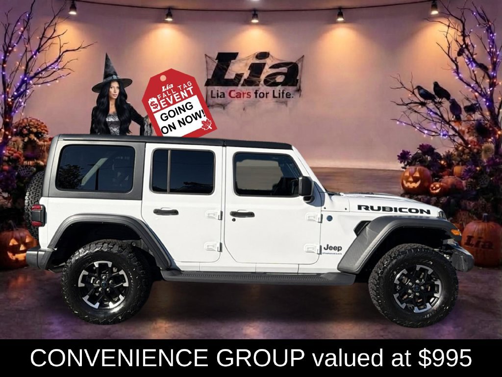 Used 2024 Jeep Wrangler Unlimited Rubicon 4xe w/ Convenience Group AWD/4WD image 2