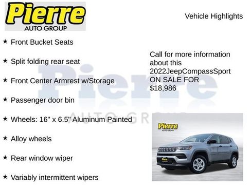Used 2022 Jeep Compass Sport AWD/4WD image 22
