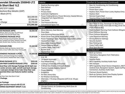 Used 2026 Chevrolet Silverado 2500 LTZ w/ Trail Boss Package AWD/4WD image 13