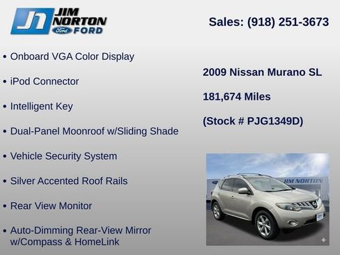 Used 2009 Nissan Murano SL w/ Leather Pkg AWD/4WD image 37