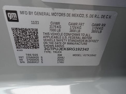Used 2024 GMC Sierra 1500 Elevation AWD/4WD image 59