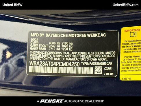 Used 2023 BMW 430i Convertible w/ Premium Package RWD image 14