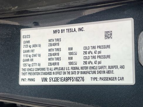 Used 2023 Tesla Model 3 Standard Range RWD image 32