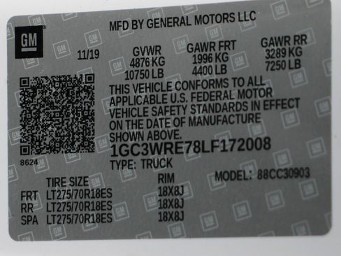 Used 2020 Chevrolet Silverado 3500 W/T w/ WT Convenience Package image 40