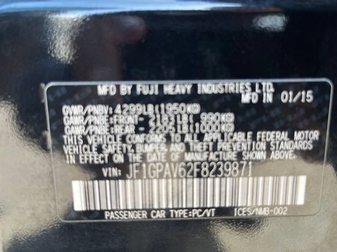 Used 2015 Subaru Impreza 2.0i Sport Limited AWD/4WD image 24