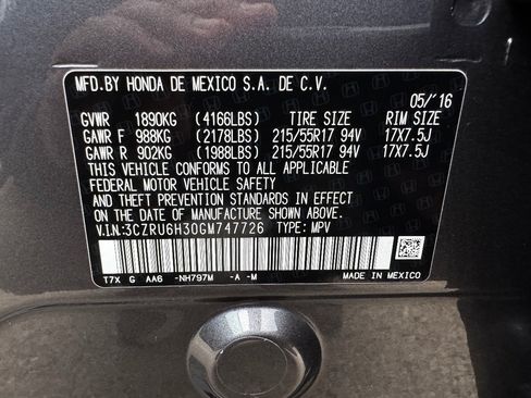 Used 2016 Honda HR-V LX image 28