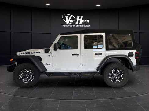 Used 2022 Jeep Wrangler Unlimited Rubicon 4xe w/ Steel Bumper Group AWD/4WD image 4