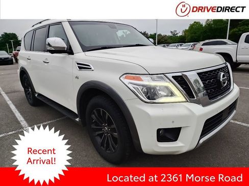 Used 2017 Nissan Armada Platinum w/ Captain Seat Package AWD/4WD image 1