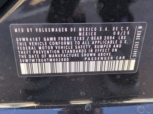 New 2026 Volkswagen Jetta SE image 20