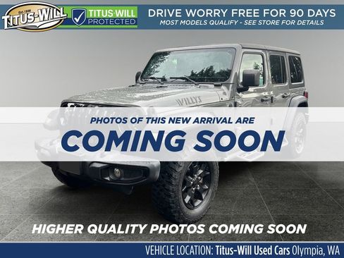 Used 2022 Jeep Wrangler Unlimited Willys image 2