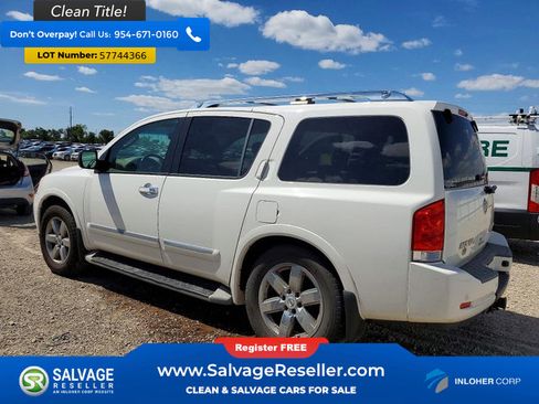 Used 2011 Nissan Armada Platinum w/ 2nd Row Captain Seat Pkg AWD/4WD image 3