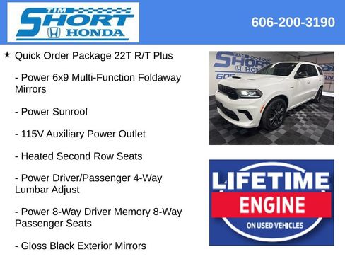 Used 2025 Dodge Durango R/T w/ Blacktop Package AWD/4WD image 9