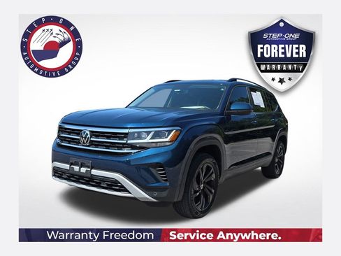 Used 2022 Volkswagen Atlas SE w/ Black Wheel Package AWD/4WD image 1