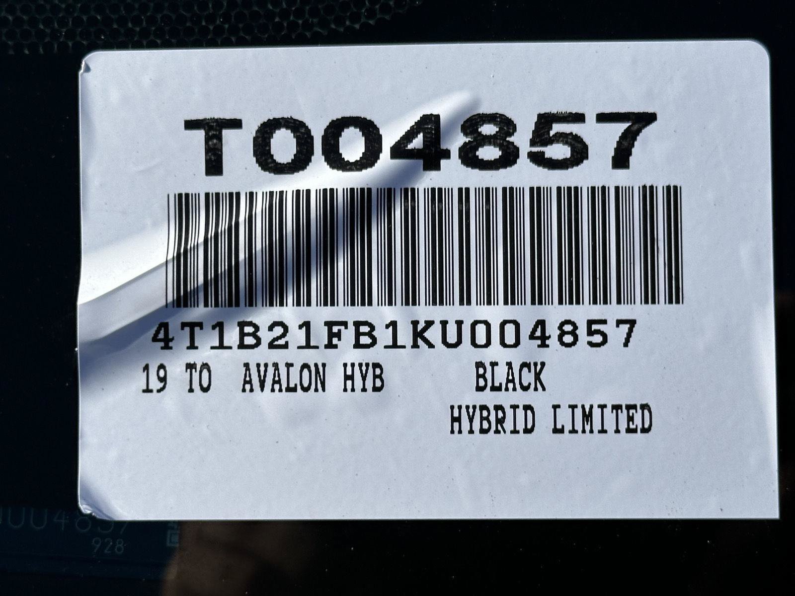 Used 2019 Toyota Avalon Limited FWD image 15
