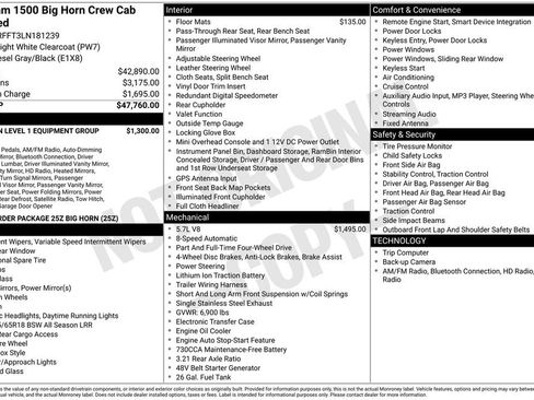 Certified 2020 RAM 1500 Big Horn image 38