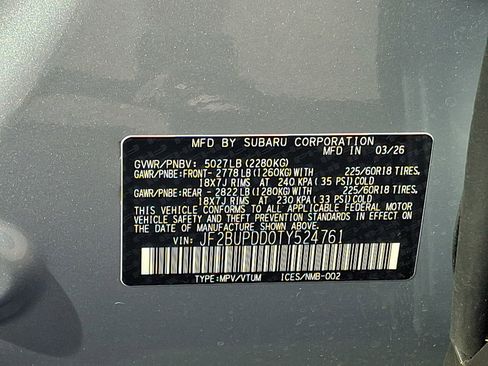 New 2026 Subaru Outback Limited AWD/4WD image 21