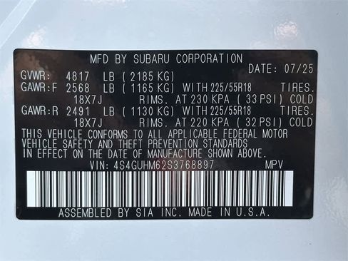 New 2025 Subaru Crosstrek 2.5i Limited image 22