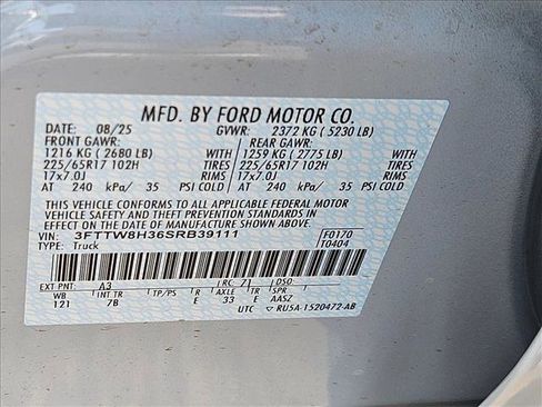 New 2025 Ford Maverick XLT FWD image 17